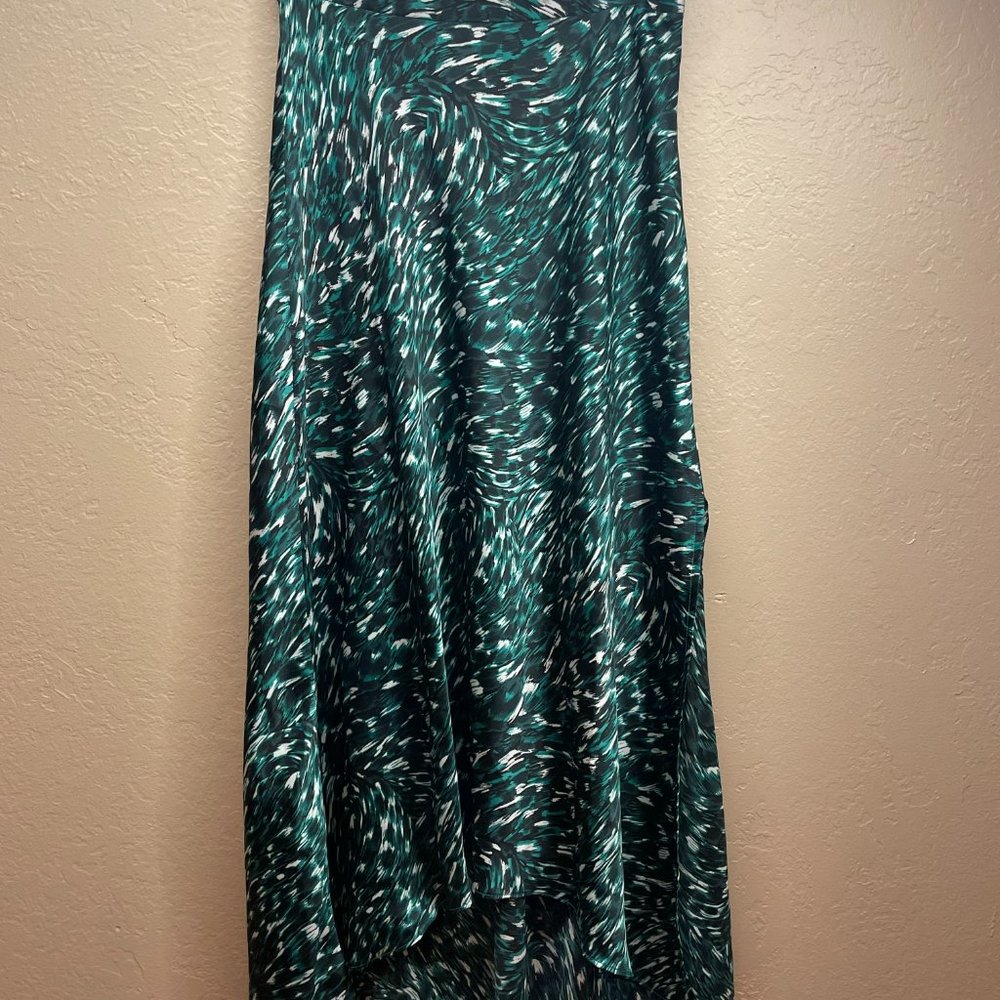 Satin Midi Skirt